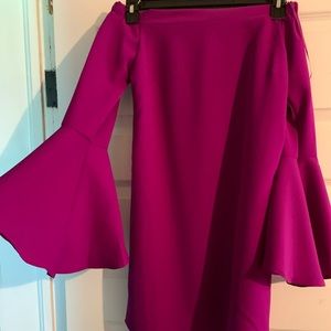 Off the shoulder dress